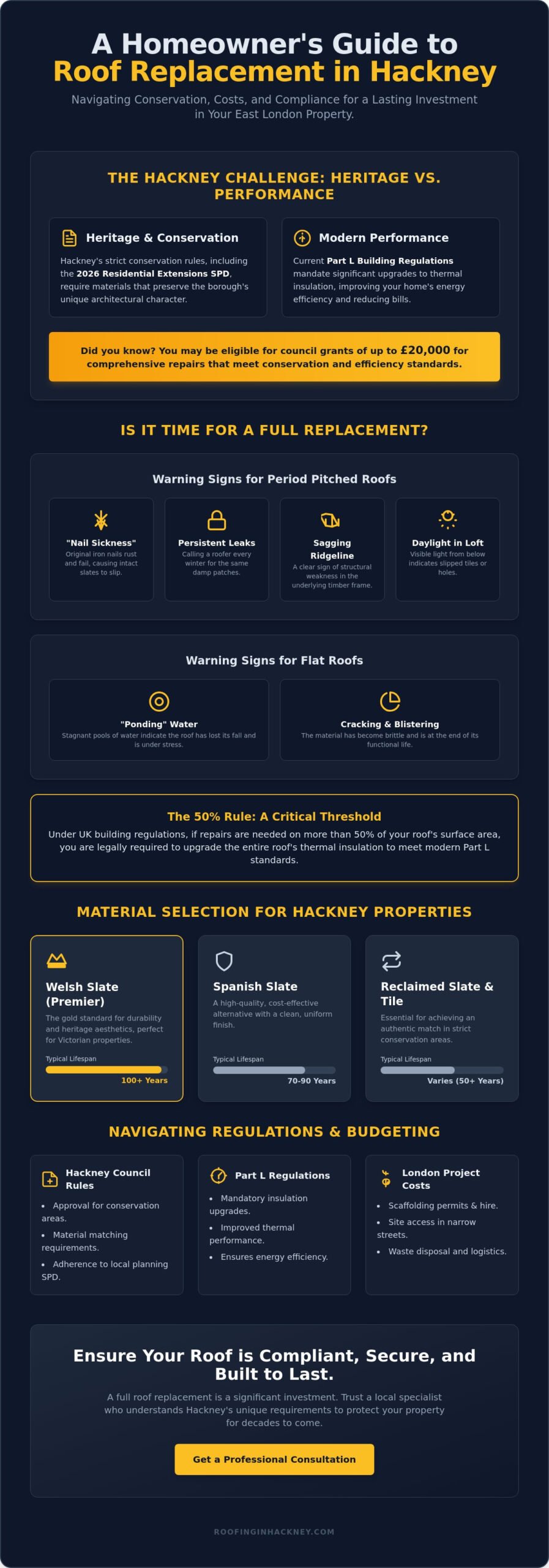 Professional Roof Replacement in Hackney: The 2026 Homeowner’s Buying Guide