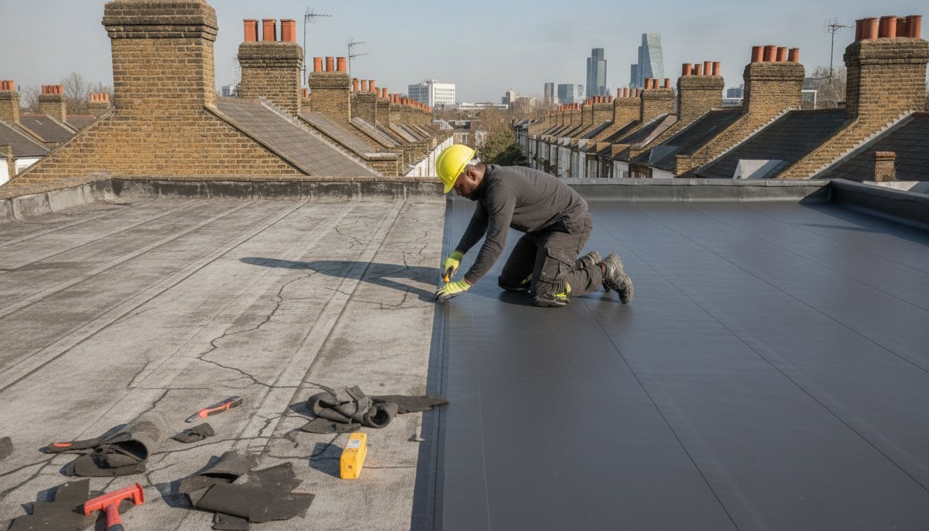 Flat Roof Replacement London: Comparing Solutions, Costs, and Repair vs. Replacement