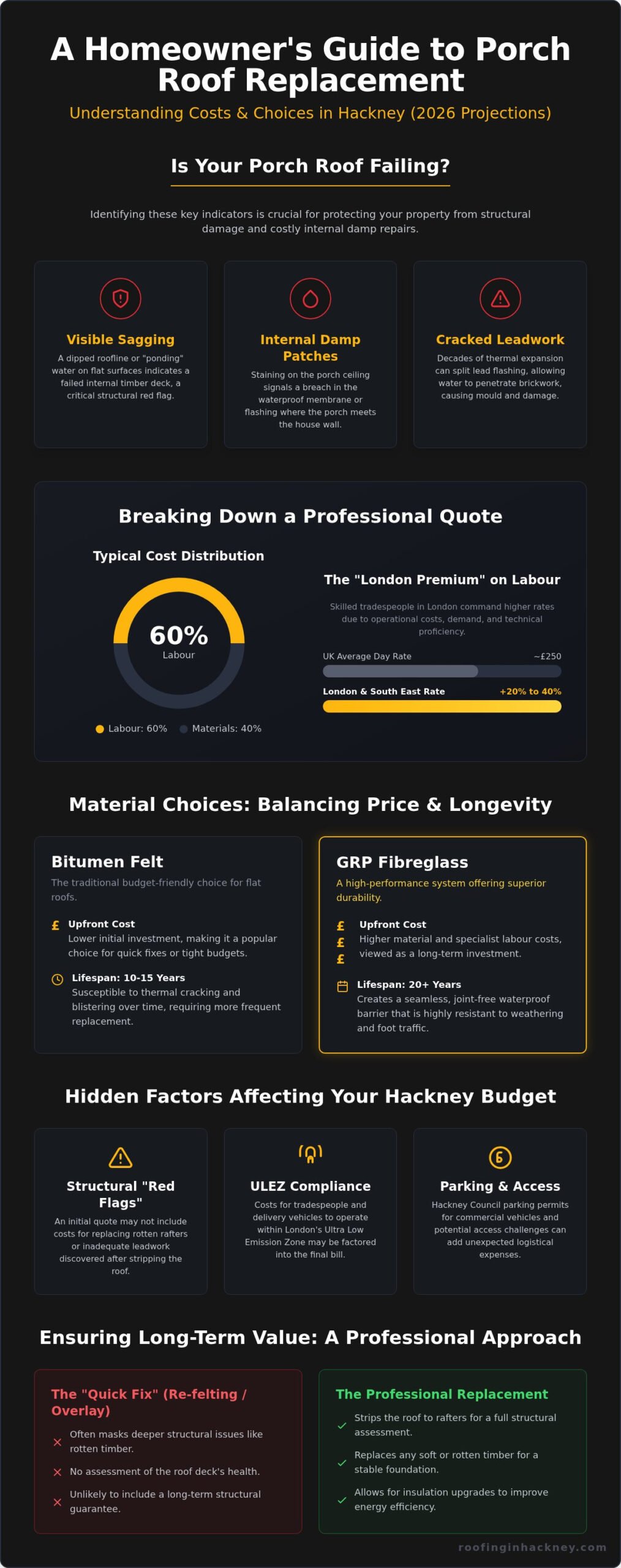 Porch Roof Replacement Cost UK: The 2026 Homeowner’s Pricing Guide