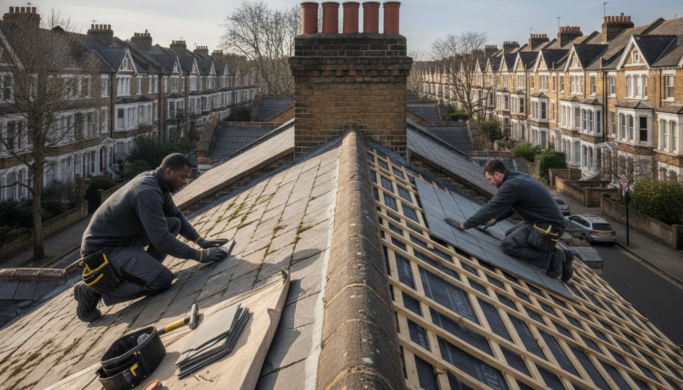 Slate Roof Repair vs Replacement in Hackney: The 2026 Homeowner’s Guide