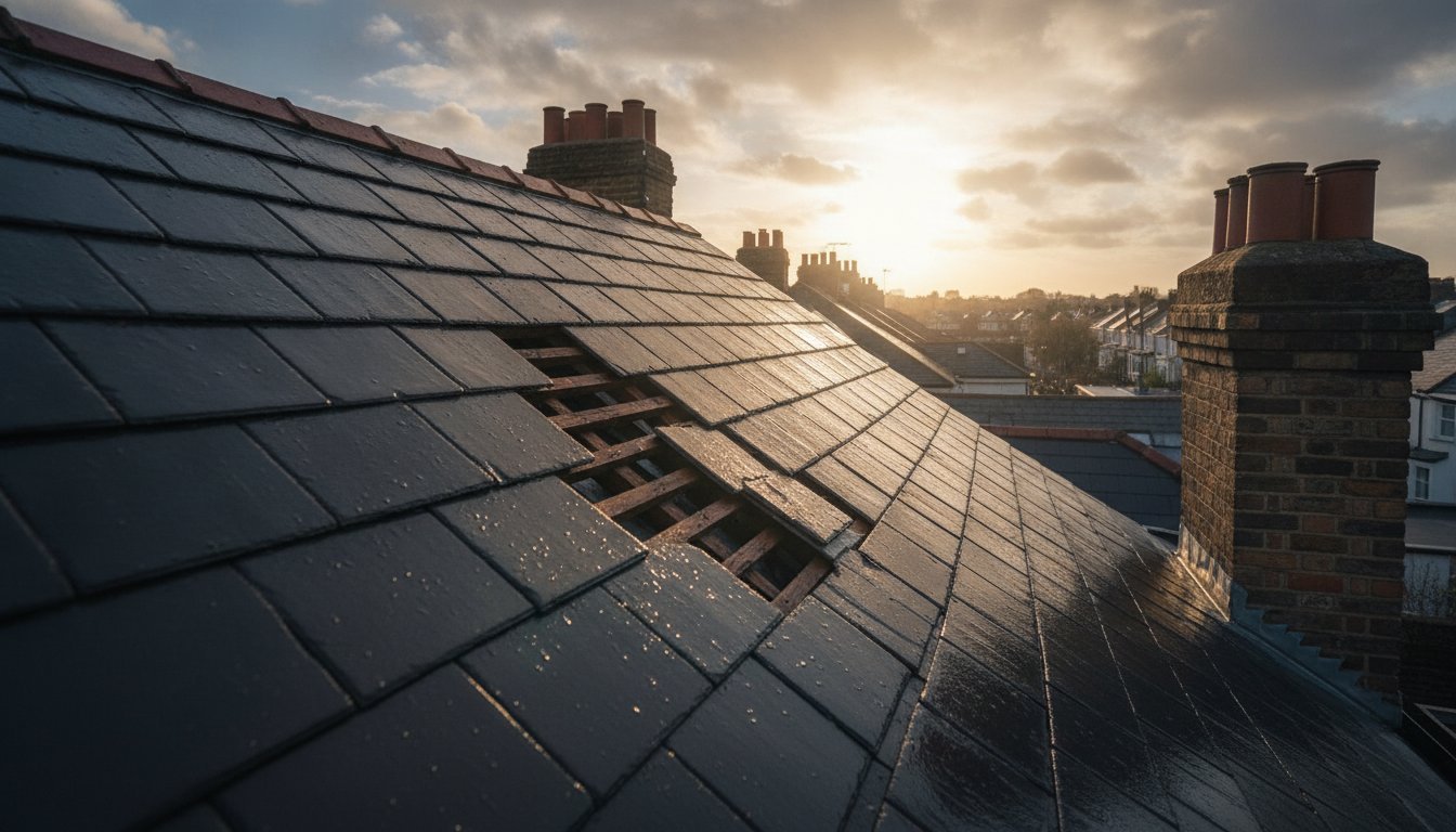 Emergency Slate Roof Repair Hackney: The 2026 Homeowner’s Response Guide