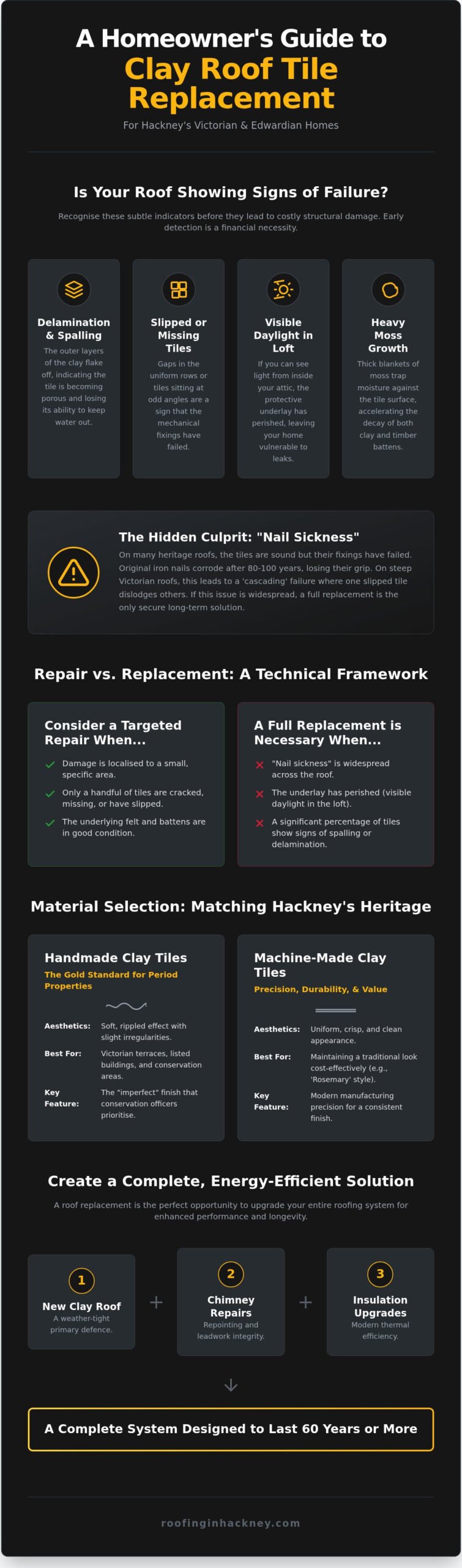 Clay Roof Tile Replacement in Hackney: The Heritage Homeowner’s Guide